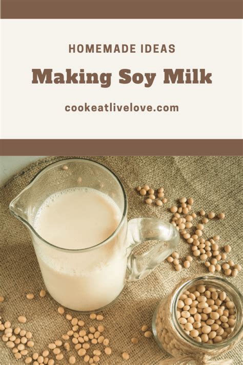 making soy milk 2 ~ Cook Eat Live Love