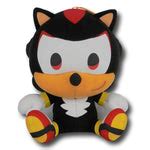 Sonic The Hedgehog Chibi Shadow 8" Sitting Pose Plush Doll – Shadow Anime