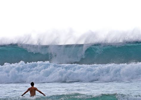 surfers: surging, spilling, plunging