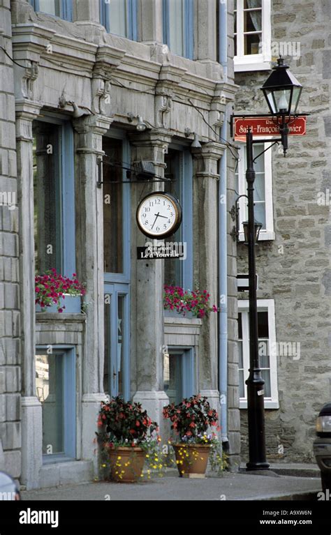 Old Montreal Quebec Canada Stock Photo - Alamy