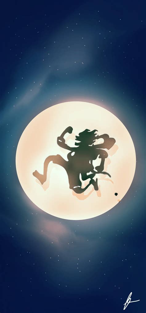 Download A Silhouette Of A Man In The Moon Wallpaper | Wallpapers.com