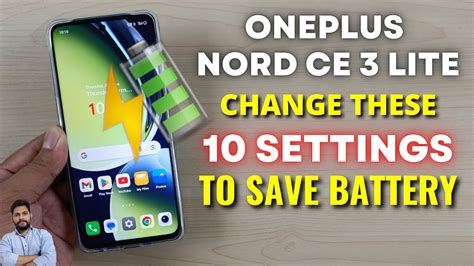 OnePlus Nord CE 3 5G / Lite 5G : Top 10 Battery Saving Tips - YouTube