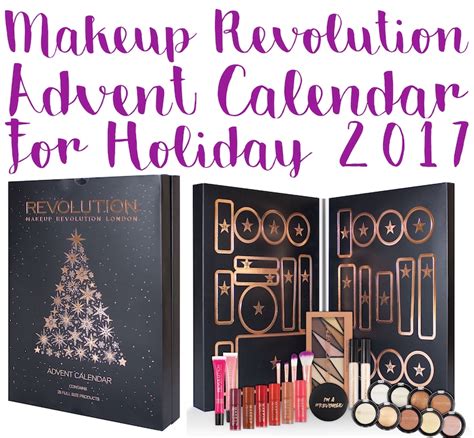 Makeup Revolution Advent Calendar 2017 Spoilers: Ships Worldwide ...