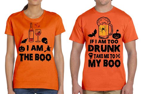 Halloween Couple Matching Shirts Halloween Boo Boyfriend - Etsy