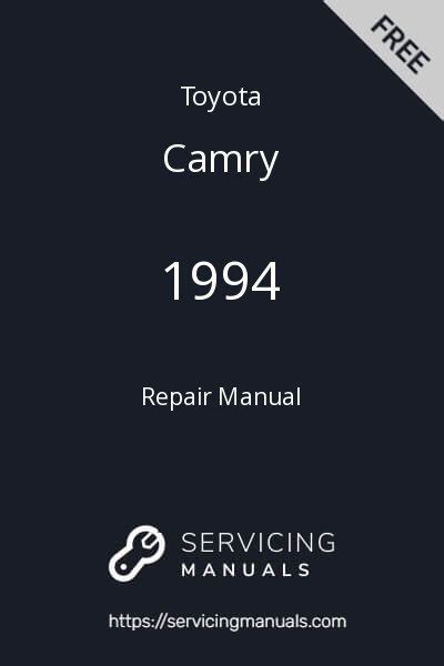 1994 Toyota Camry Repair Manual PDF | ServicingManuals