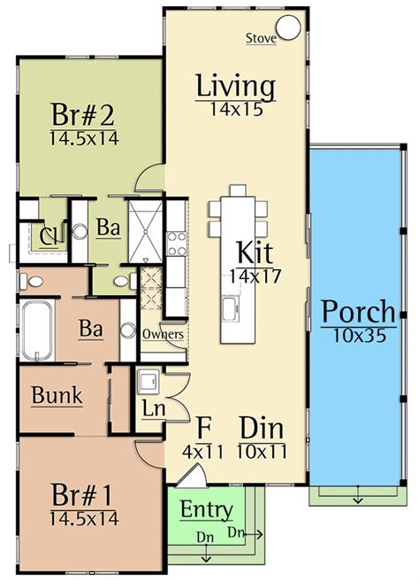 Compact Country House Plan with Detached Garage - 18884CK ...