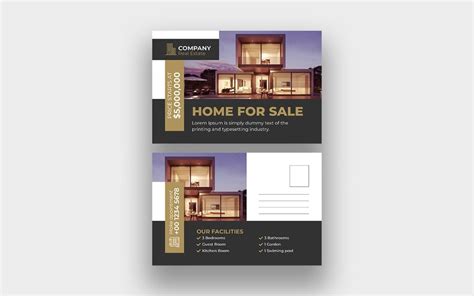 Real Estate Postcard Design Template - TemplateMonster