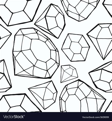 Seamless diamond pattern Royalty Free Vector Image