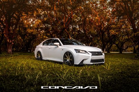 Lexus GS350 F-Sport on CW-S8 Matte Black Machined Face | Flickr