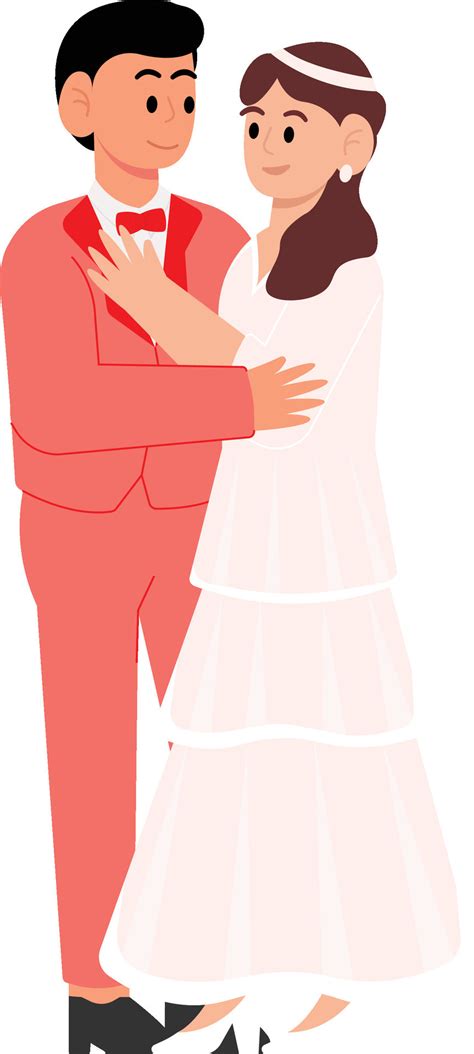 Wedding Pose Face to Face Illustration 25390793 Vector Art at Vecteezy