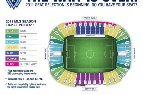 Whitecaps seating map - Bc place whitecaps seating map (British ...