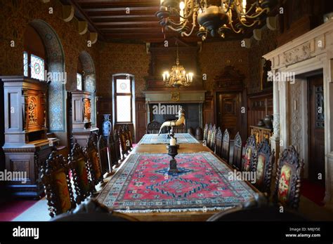 An interior of the Cochem Castle, Germany Stock Photo - Alamy