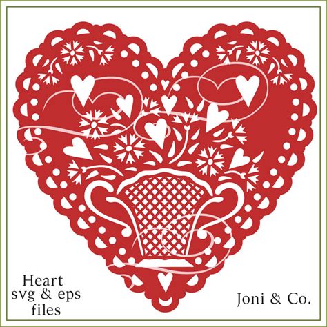 Heart SVG File Valentine Wedding Svg Vinyl Cutting - Etsy