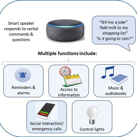 Features of a smart speaker. [Colour figure can be viewed at ...