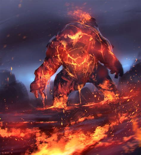 Magma armor | Fantasy creatures art, Creature concept art, Fantasy demon