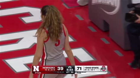 Nebraska Women's Basketball Highlights vs. Ohio St. - YouTube