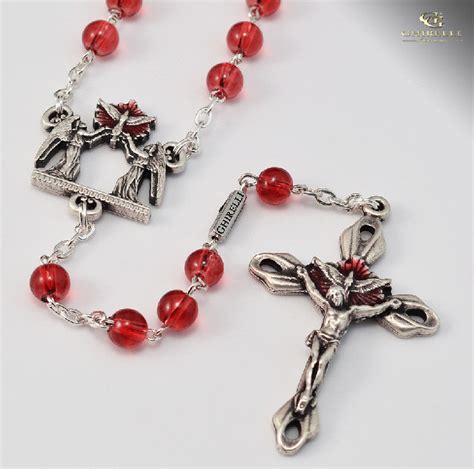 Holy Confirmation Silver Plated Rosary By Ghirelli – Beattitudes Religious Gifts