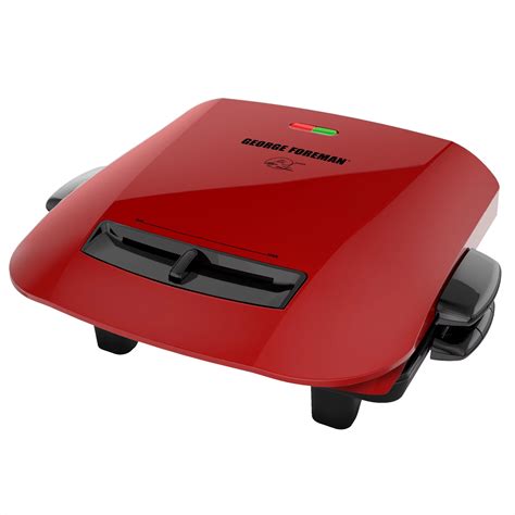 George Foreman Red 5-Serving Removable Plate Grill - Shop Appliances at ...