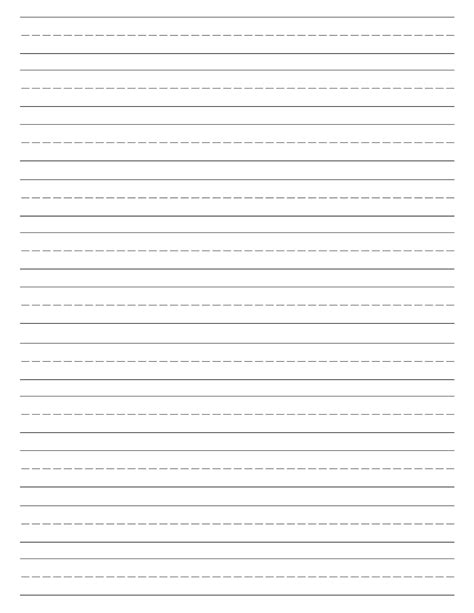 Free Printable Lined Paper {Handwriting Paper Template} - Paper Trail ...