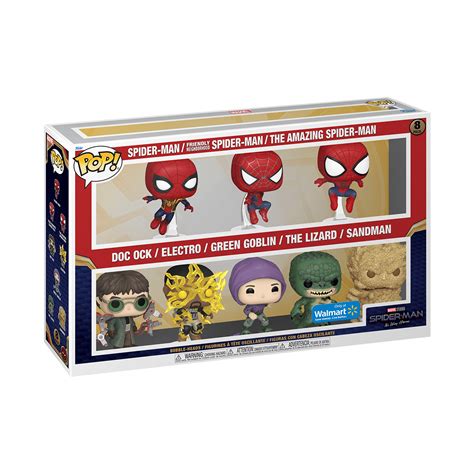 Funko Pop! Marvel: Spider-Man: No Way Home - 8-pack (Walmart Exclusive) - Walmart.com