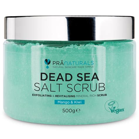 Buy PraNaturals Revitalising Dead Sea Body Scrub 500g, 100% Nourishing ...