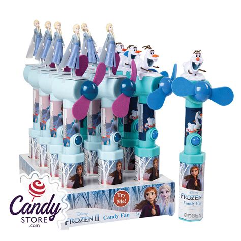 Disney Frozen 2 Candy Fan Toys Assorted 12ct - CandyStore.com