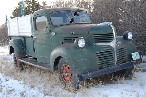 autoliterate: Vintage Dodge Truck in Saskatchewan