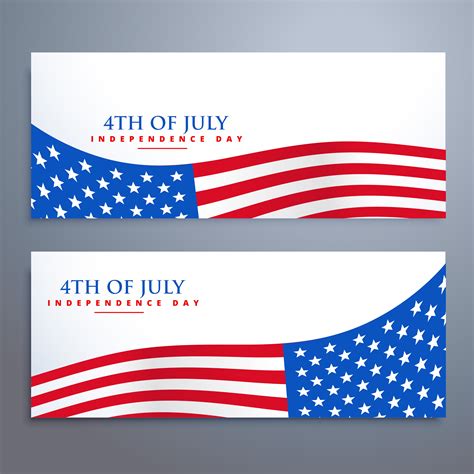 4th of july flag banners - Download Free Vector Art, Stock Graphics & Images