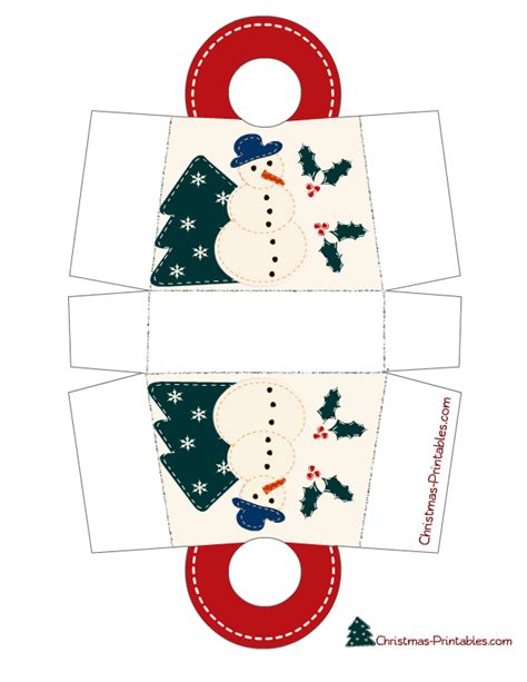 Free Printable Christmas Gift Bags Templates