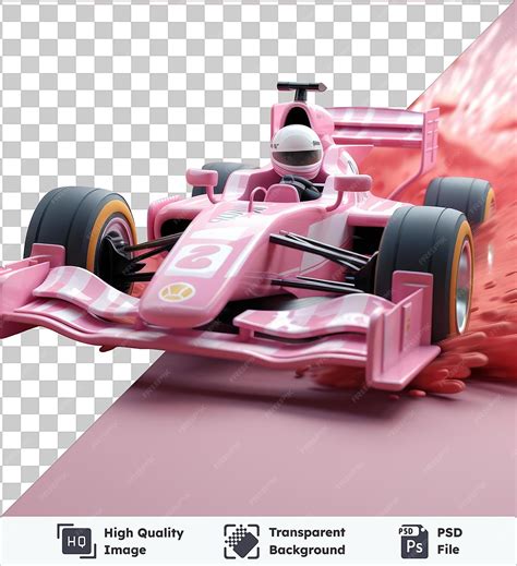 Premium PSD | Premium of 3d race car driver cartoon speeding on a racetrack 3d rendering