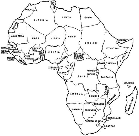 Printable Map Of Africa - Printable Maps