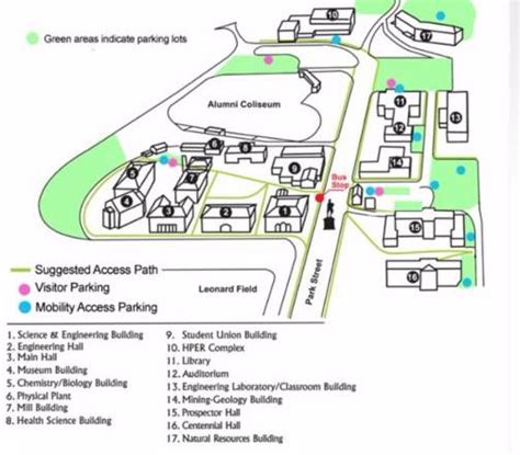 Montana Tech Campus Map | Images and Photos finder