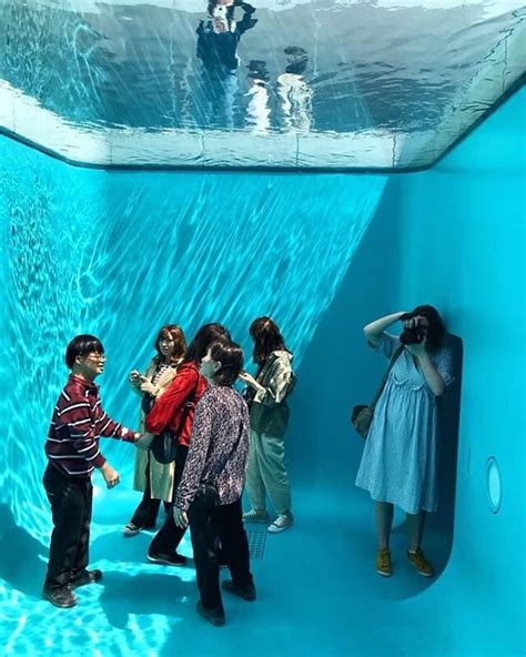 The Swimming Pool, A Brilliant Optical Illusion Art Installation Where ...