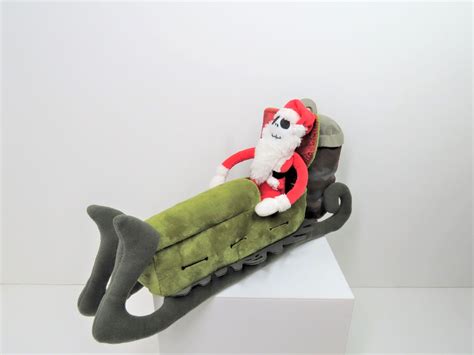 Jack Skellington Santa and Sleigh Plush Toy Nightmare Before - Etsy Singapore