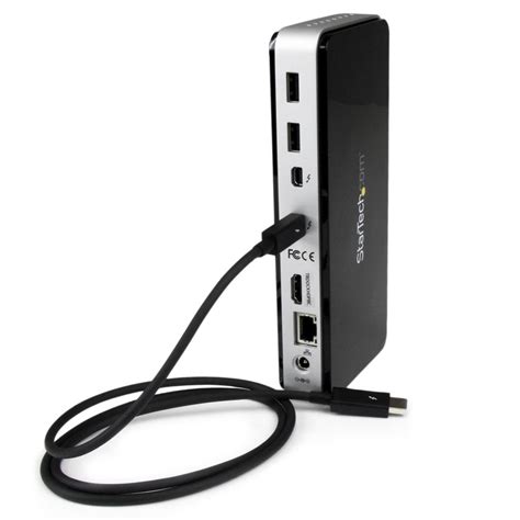 Amazon.com: StarTech.com Thunderbolt Laptop Docking Station with Cable for MacBook Air and ...