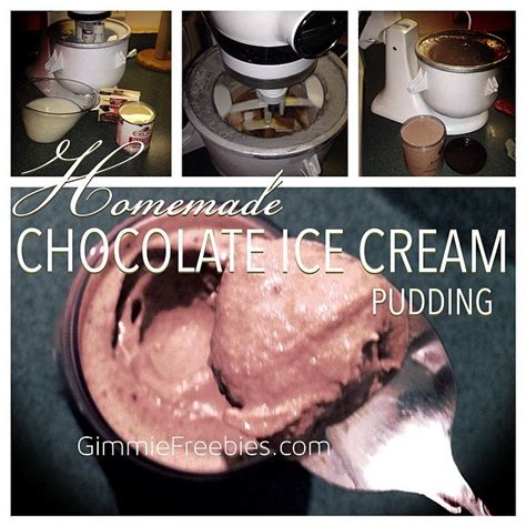 Homemade Chocolate Ice Cream Pudding ~ Only 3 Ingredients!