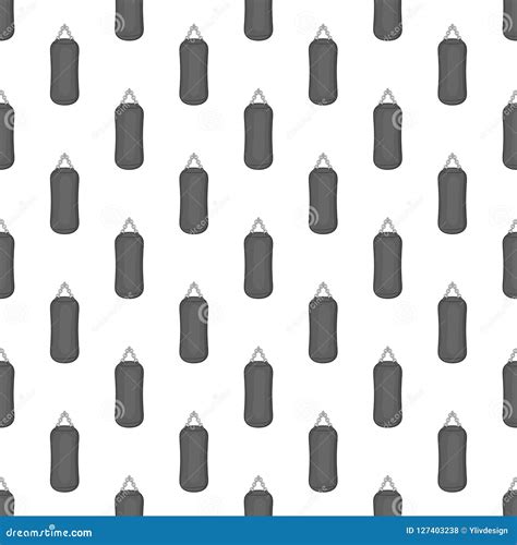 Punching Bag Seamless Pattern Stock Illustration - Illustration of ...