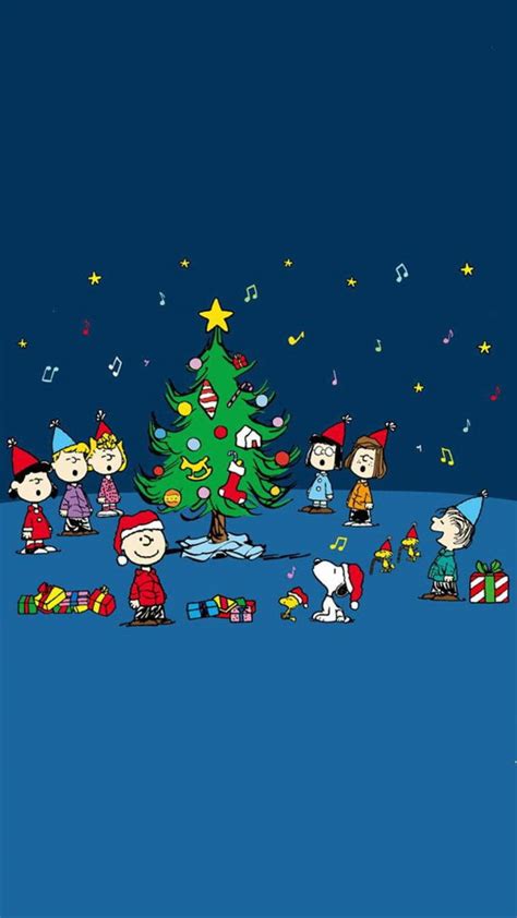 Download Snoopy Christmas Singing Wallpaper | Wallpapers.com