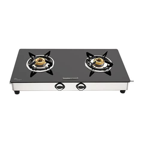 Anantha Glass Nano – Glass Top LPG Stoves (2 Burners) – Anantha ...