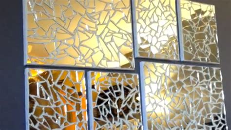 Broken Glass Mirror Mosaic