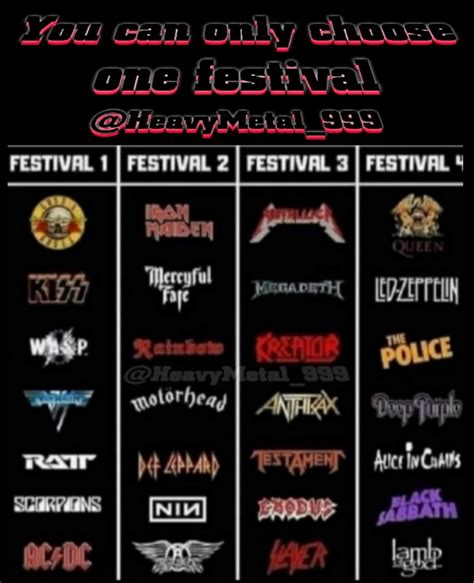 𝑯𝑬𝑨𝑽𝒀 𝑴𝑬𝑻𝑨𝑳Ⓒ on Twitter: "What festival do you choose? https://t.co ...