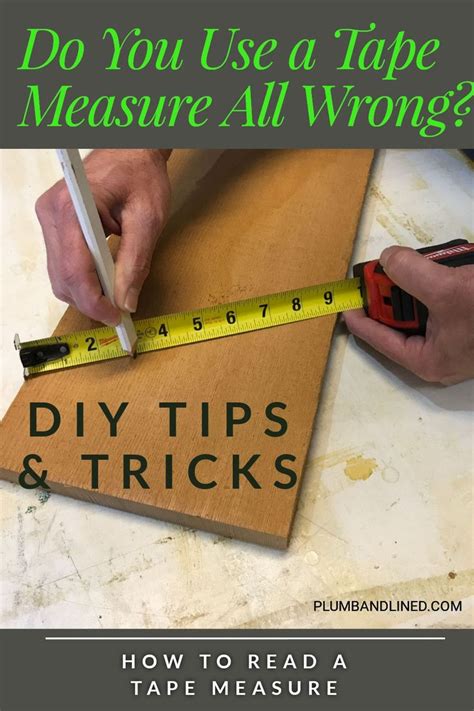 Tape Measure Tips & Tricks | Tape measure tricks, Tape measure, Diy tape