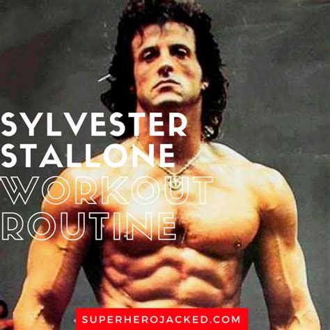 Sylvester Stallone Workout and Diet Plan: Train like Rambo and Rocky ...