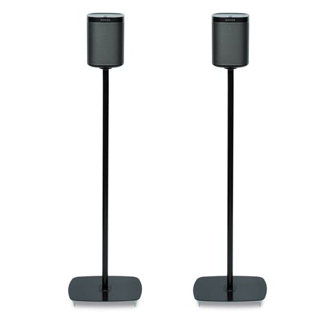 FLEXSON Floorstands for Sonos PLAY:1 (Pair, Black) FLXP1FS2021