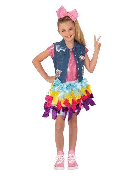 JoJo Siwa Bow Dress Costume Halloween Fancy Dress, Halloween Costumes For Girls, Halloween Girl ...