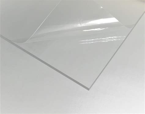 Buy Plexiglass Sheet 24x36, 1/8 inch Thick Cast Clear Acrylic Sheet 24 x 36, Thick Clear Plastic ...