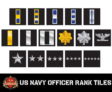 US Navy Rank Tiles