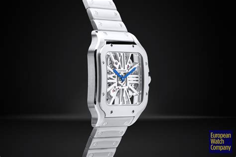 A Stainless Steal: The Cartier Santos De Cartier Skeleton - THE COLLECTIVE