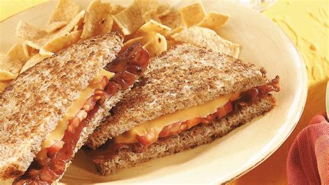 Grilled Bacon, Tomato and Cheese Sandwiches Recipe - Pillsbury.com