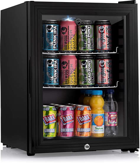 Subcold Super35 LED - Mini Fridge | 35L Beer, Wine & Drinks Fridge | LED Light + Lock and Key ...